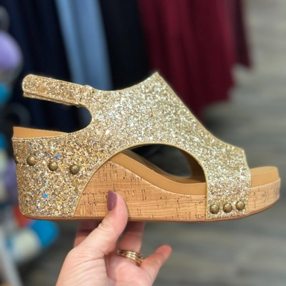 Corkys Carley Gold Glitter - Picture 2 of 2